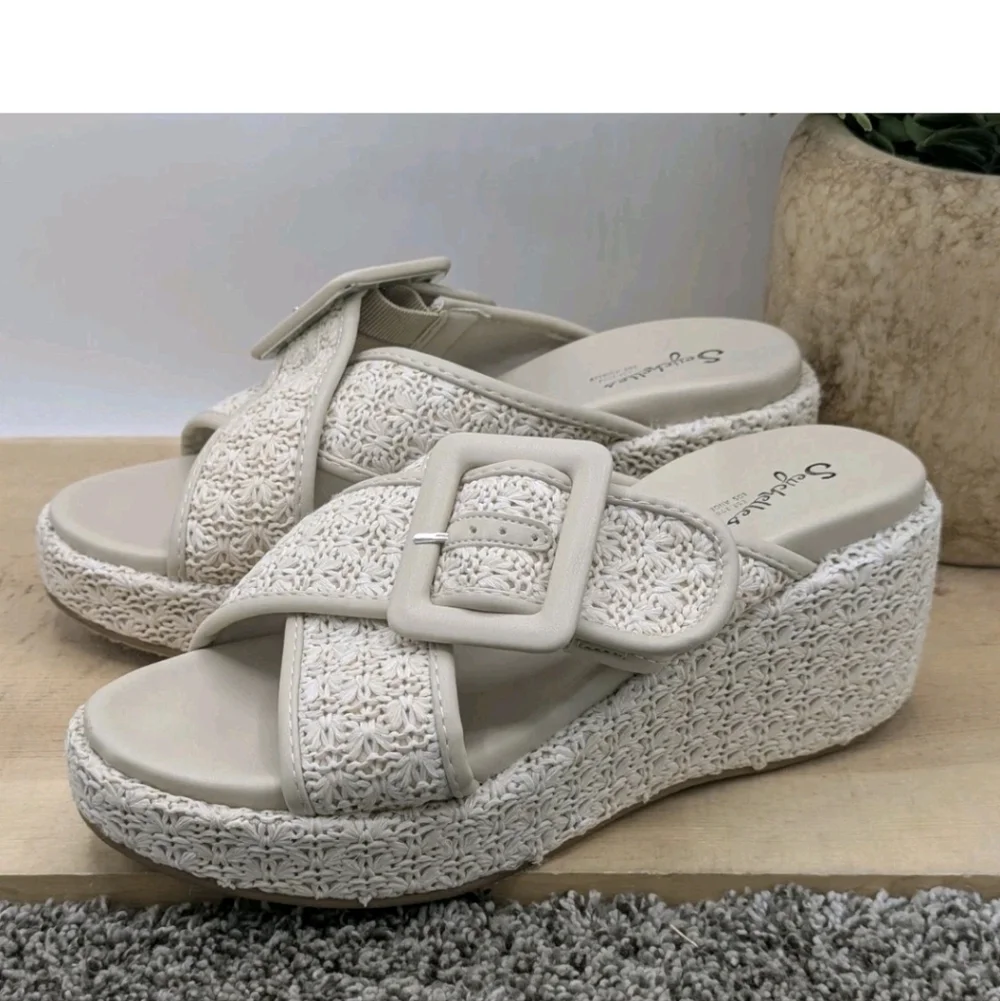 Seychelles Buckle M Women's Size 6.5 Espadrille Summer Spring Shoes